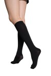Class 1 Black Knee High Close Toe Compression Stockings